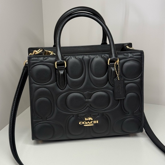 coach Maggie Small Tote Bag In Signature Leather